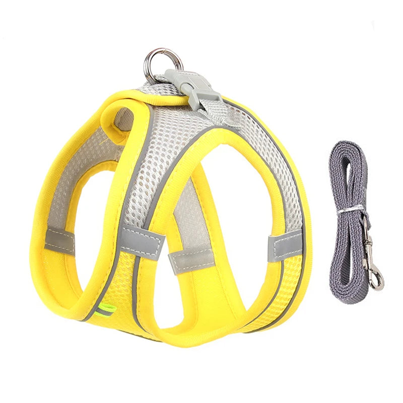 Harnais Réfléchissant pour Chien et Chat avec Laisse – Ergonomique et Sécurisé