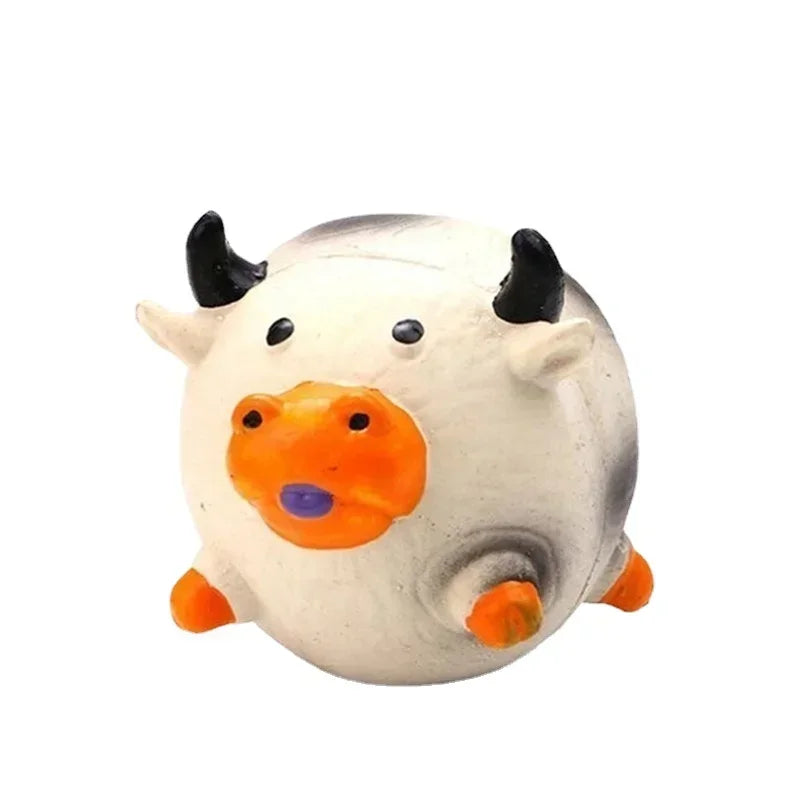 Jouet Sonore en Latex pour Chien – Cochon, Poule ou Vache