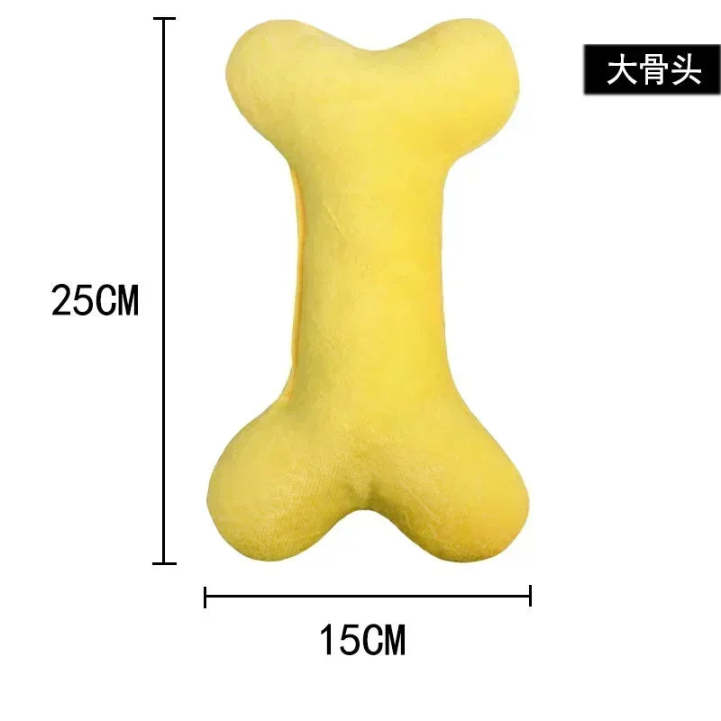 Jouet Peluche Os pour Chien – Siffleur et Resistant