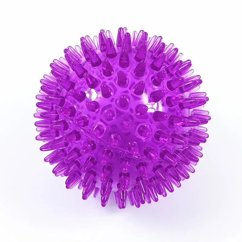 Balle a Picots en Caoutchouc pour Chien – Resistant et Nettoyage des Dents