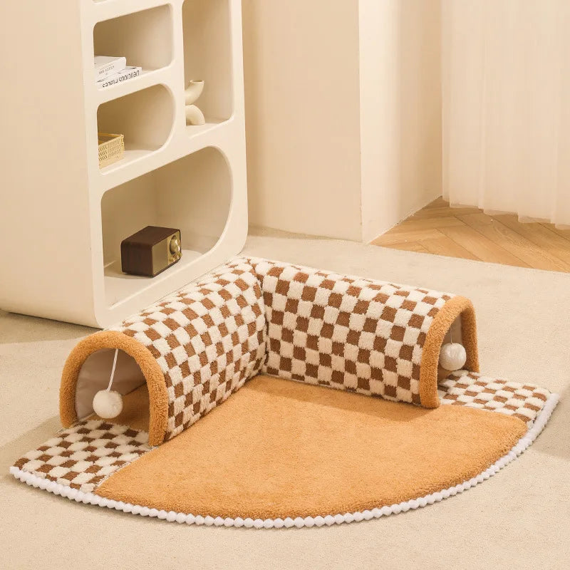 Lit tunnel pour chat