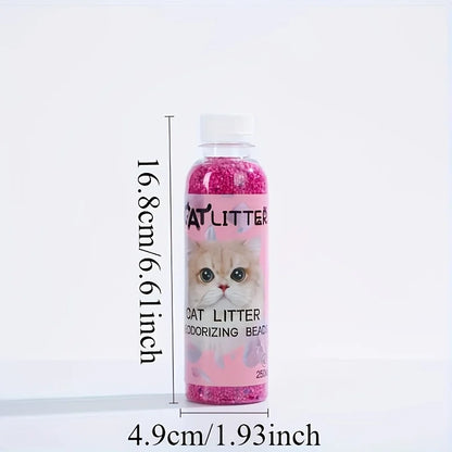 Perles Désodorisantes pour Litière de Chat – Fraîcheur Longue Durée