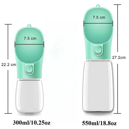Bouteille d'eau portable pour petits et grands chiens et chats