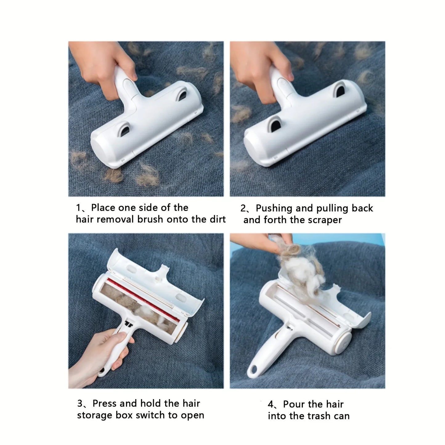 Brosse épilatoire pour chat