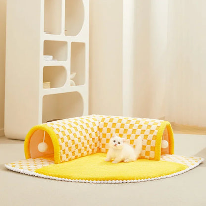 Lit tunnel pour chat