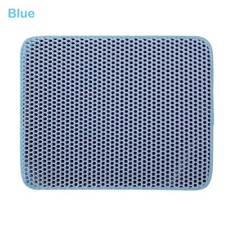 Tapis de Litière pour Chat – Double Couche Antidérapant & Facile à nettoyer