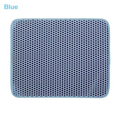 Tapis de Litière pour Chat – Double Couche Antidérapant & Facile à nettoyer
