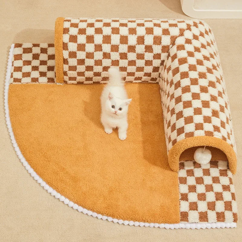 Lit tunnel pour chat